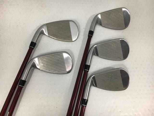 返品OK 【中古ゴルフクラブ】(5本セット)プロギア RS RED アイアン