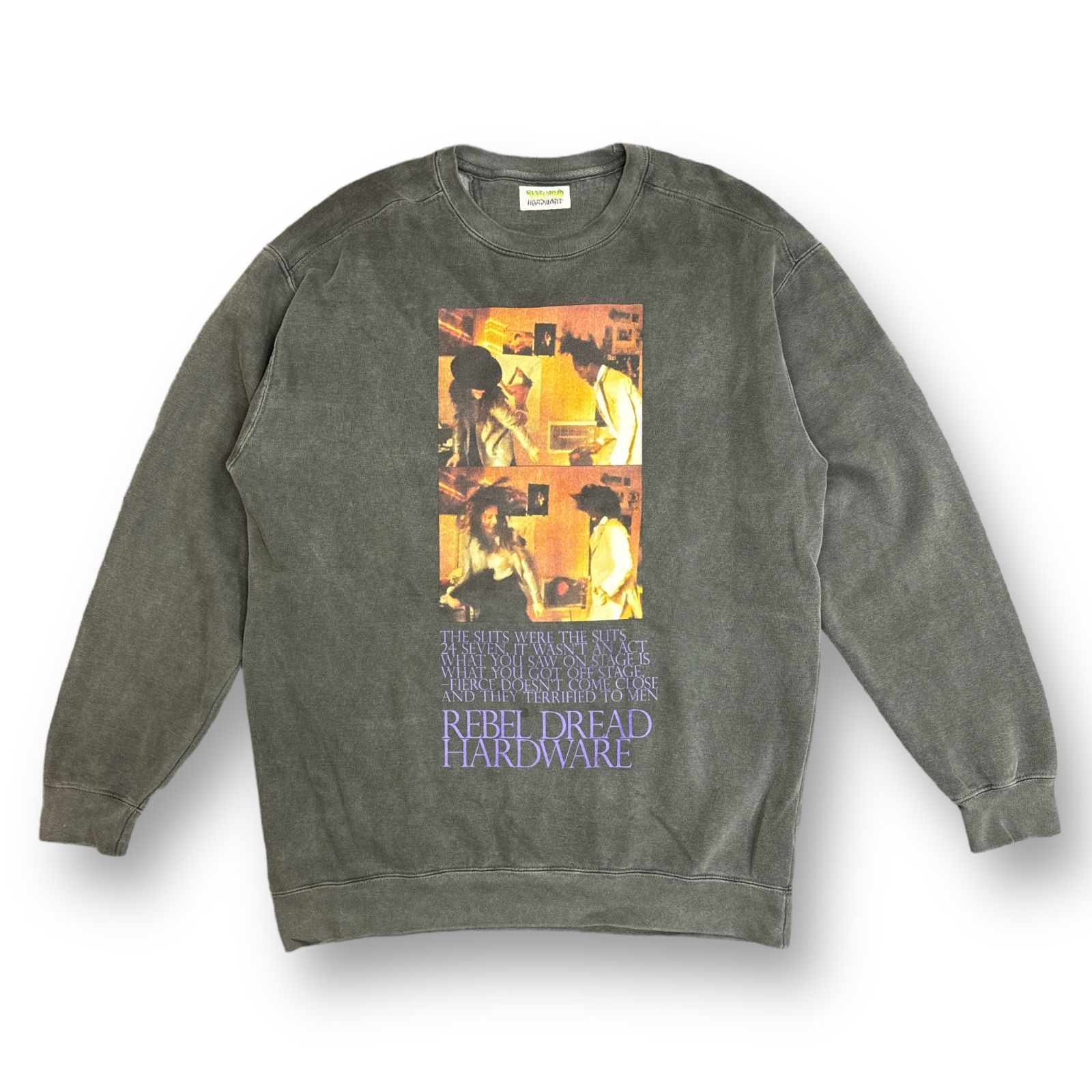 REBEL DREAD HARDWARE ARI UP from THE SLITS CREW SWEAT SHIRTS 