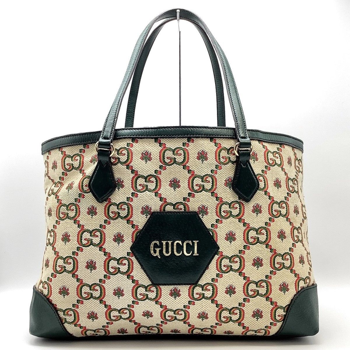 セール GUCCI グッチ フィディア トートバッグ フラワージャガード GG 