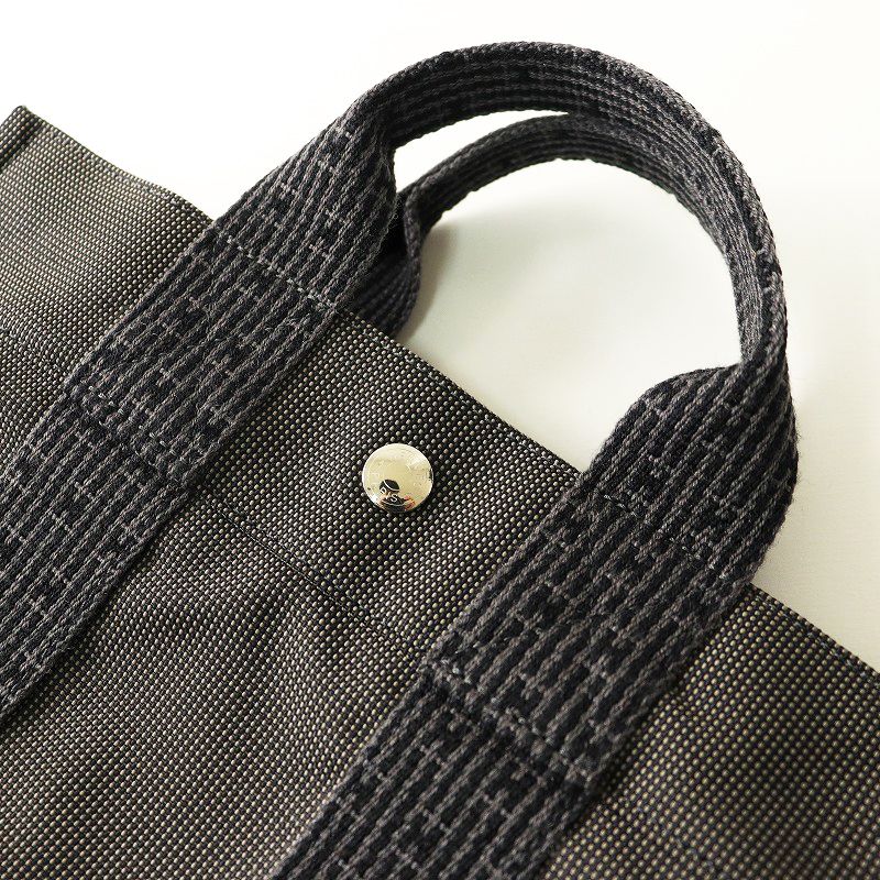 ★HERMES エルメス エールライン　PMトートバッグ グレー系 鞄 カデナ HERMES エルメス エールライン MM トートバッグ グレー系 鞄 カバン