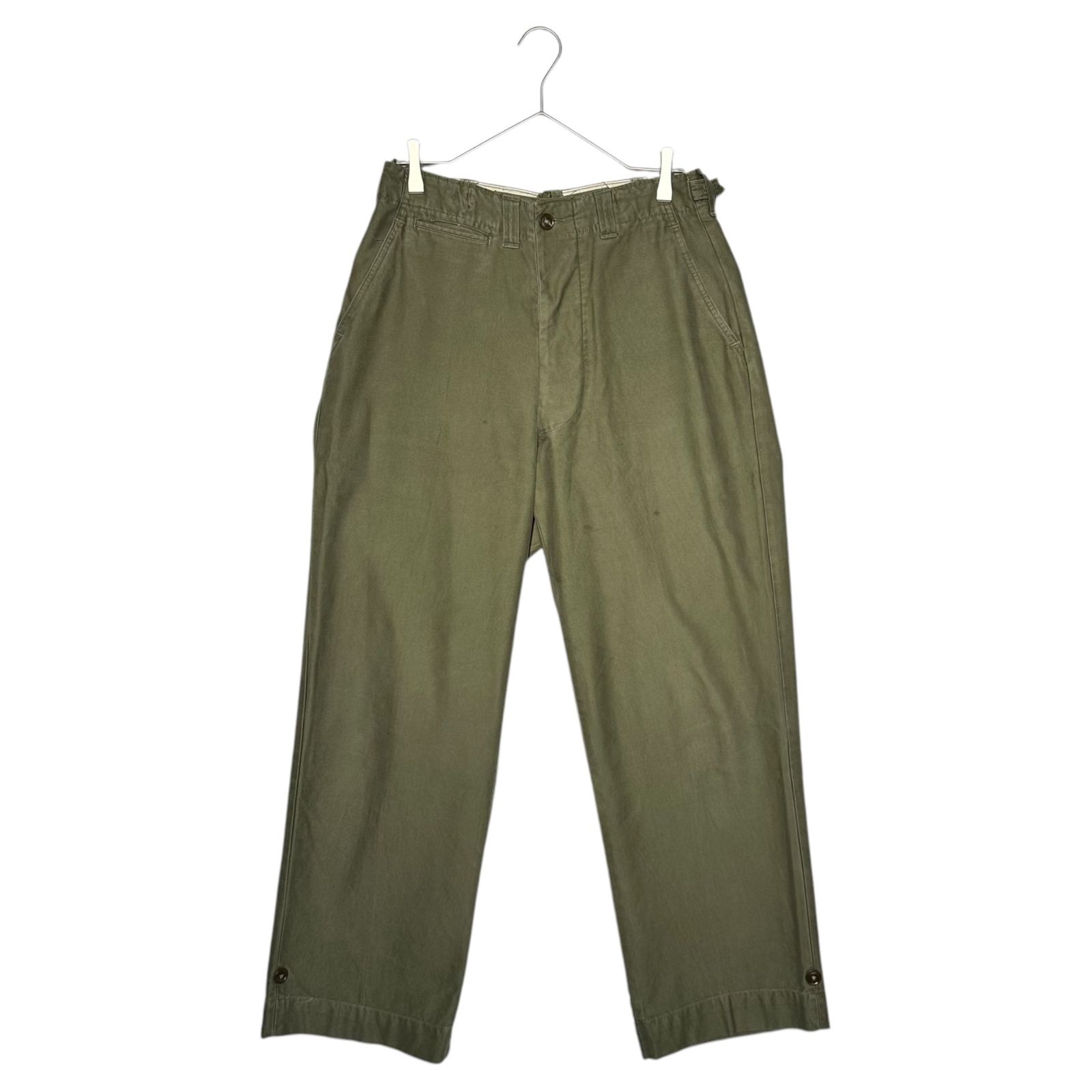US ARMY(アメリカ軍) 40's M-43 TROUSERS， FIELD， COTTON， O. D.