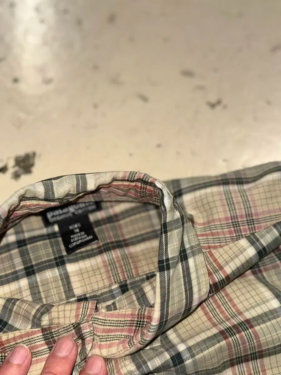 パタゴニア オンブレチェック ヘビーフランネルシャツ ポルトガル製 M