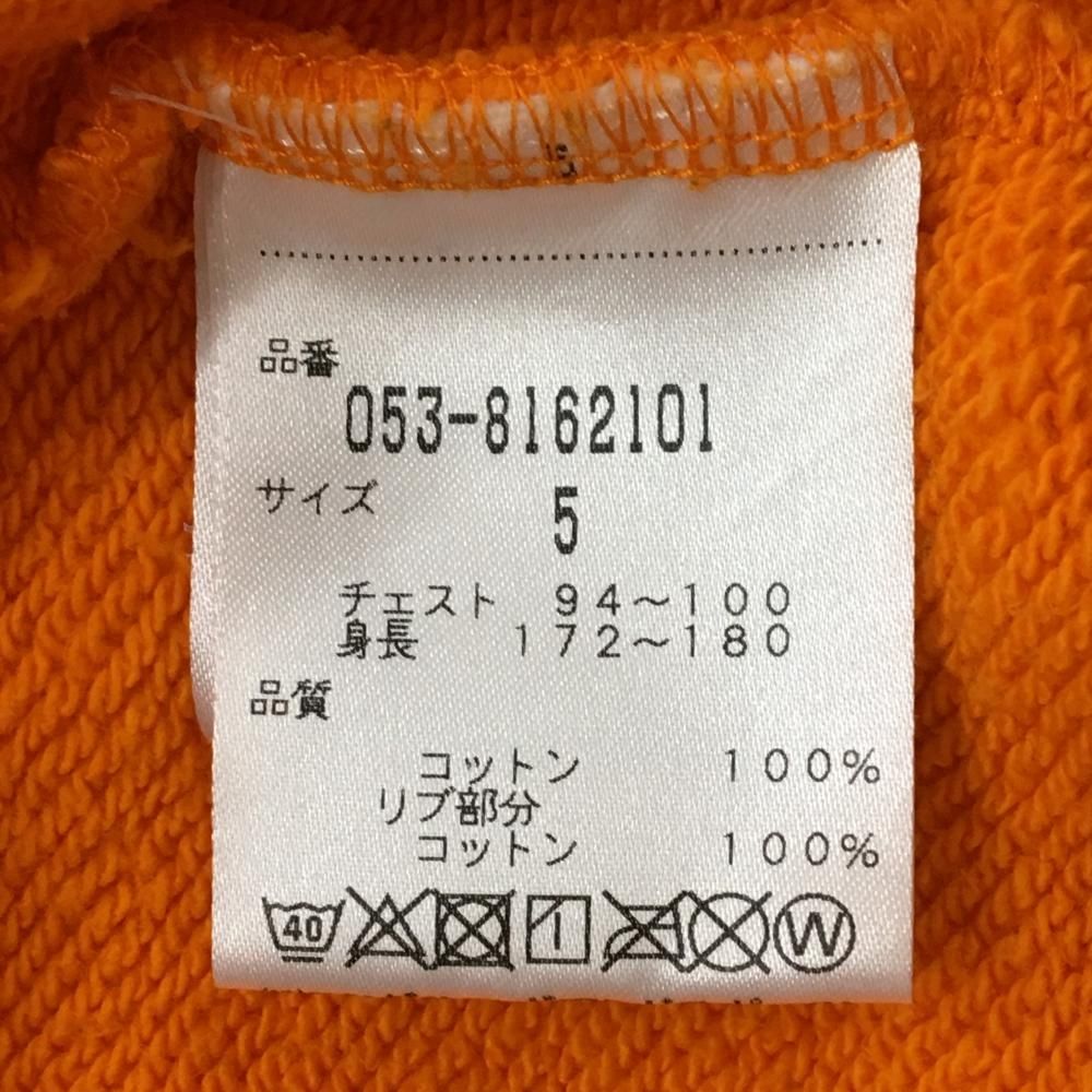 パーリーゲイツ ジップパーカー オレンジ ニコちゃん スマイル