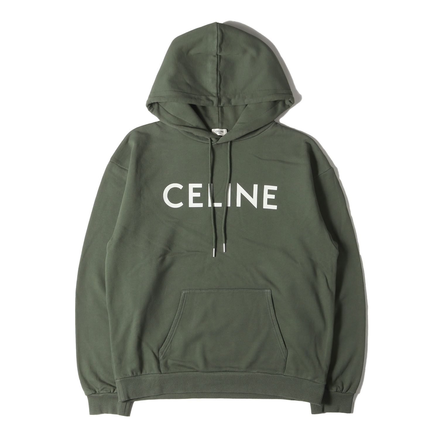 CELINE セリーヌ パーカー サイズ:XL ロゴ ルーズ フーディー