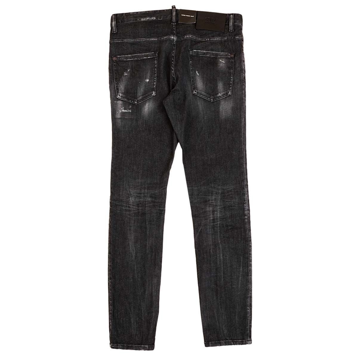 【超美品】DSQUARED2 Super Twinky ブラックデニム 46 DSQUARED2 - DSQUARED2 Super Twinky Jean 46サイズの通販 by
