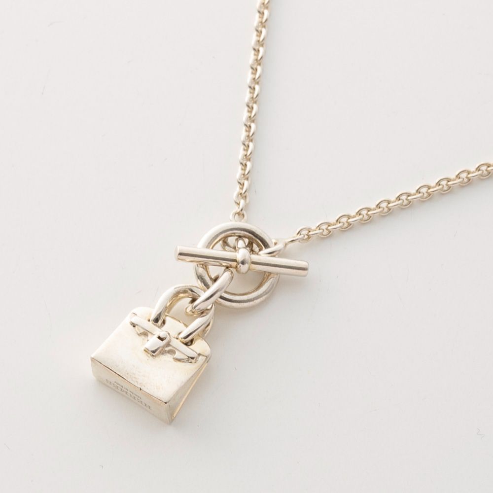 エルメス HERMES BIRKIN バーキン チャーム ネックレス - メルカリ