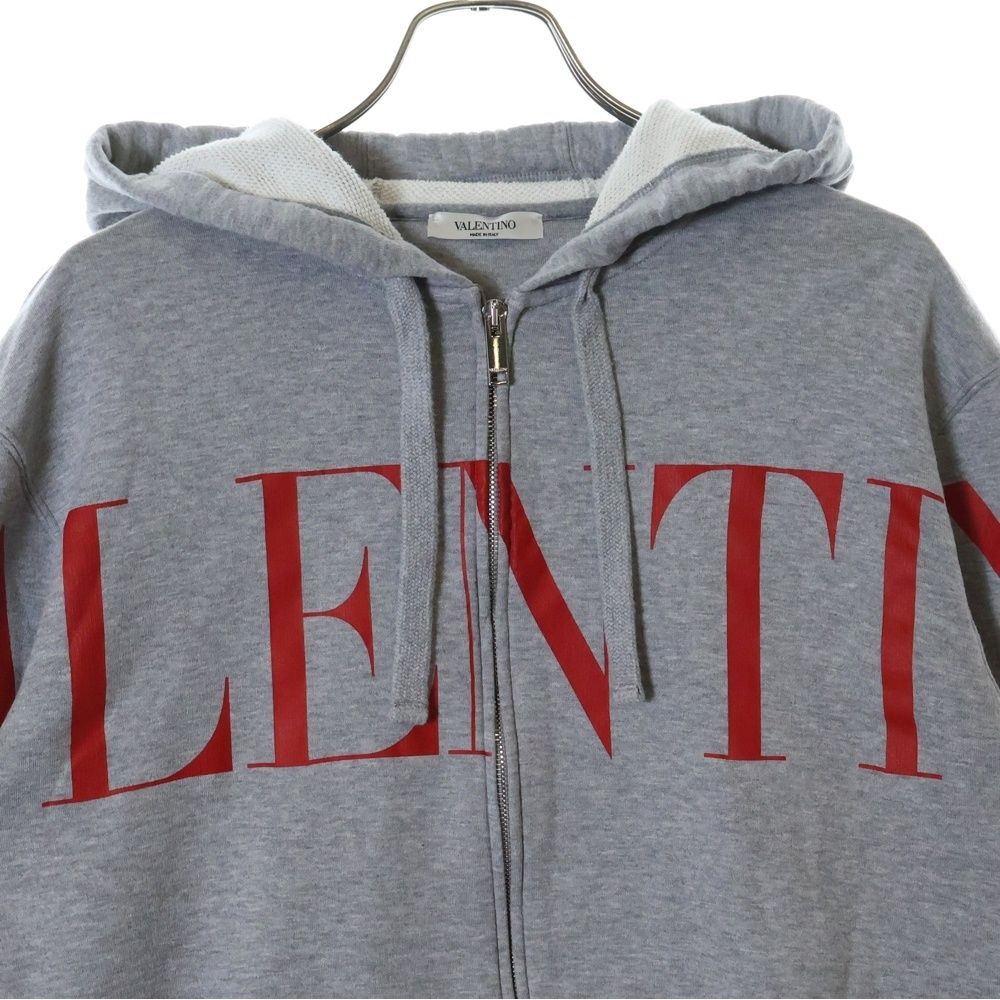 VALENTINO (ヴァレンティノ) Logo Zip Parka フロントロゴ