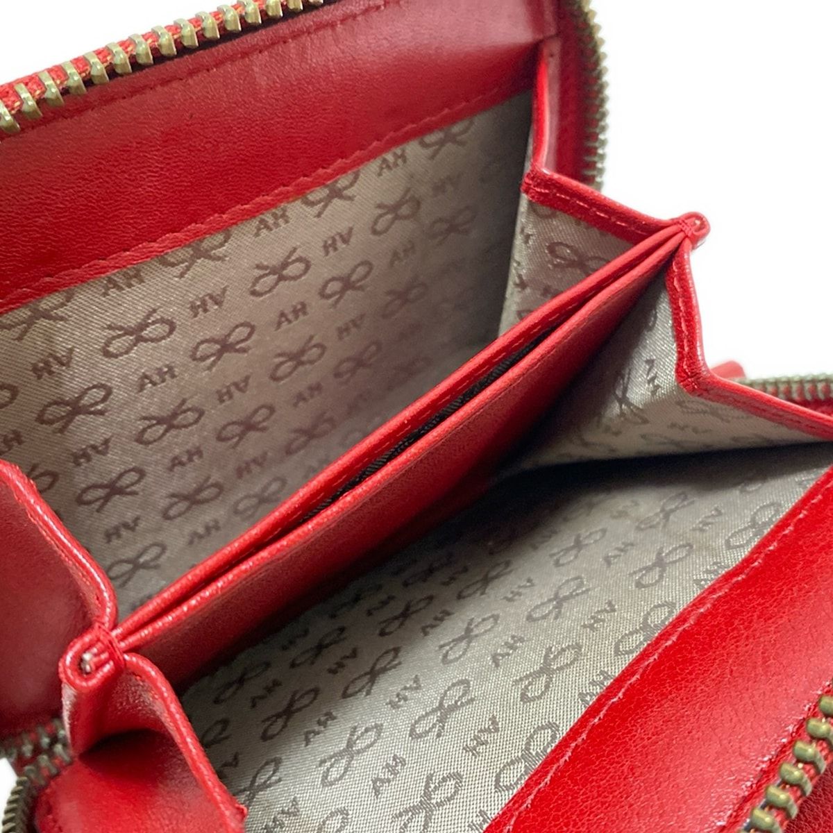 Anya Hindmarch(アニヤハインドマーチ) 2つ折り財布 - レッド