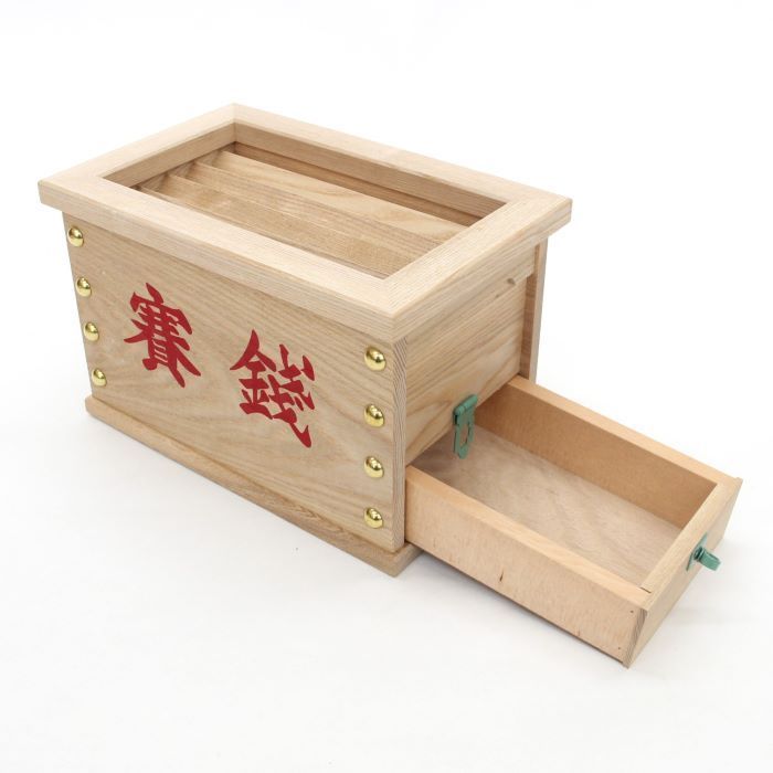 鍵付き賽銭箱