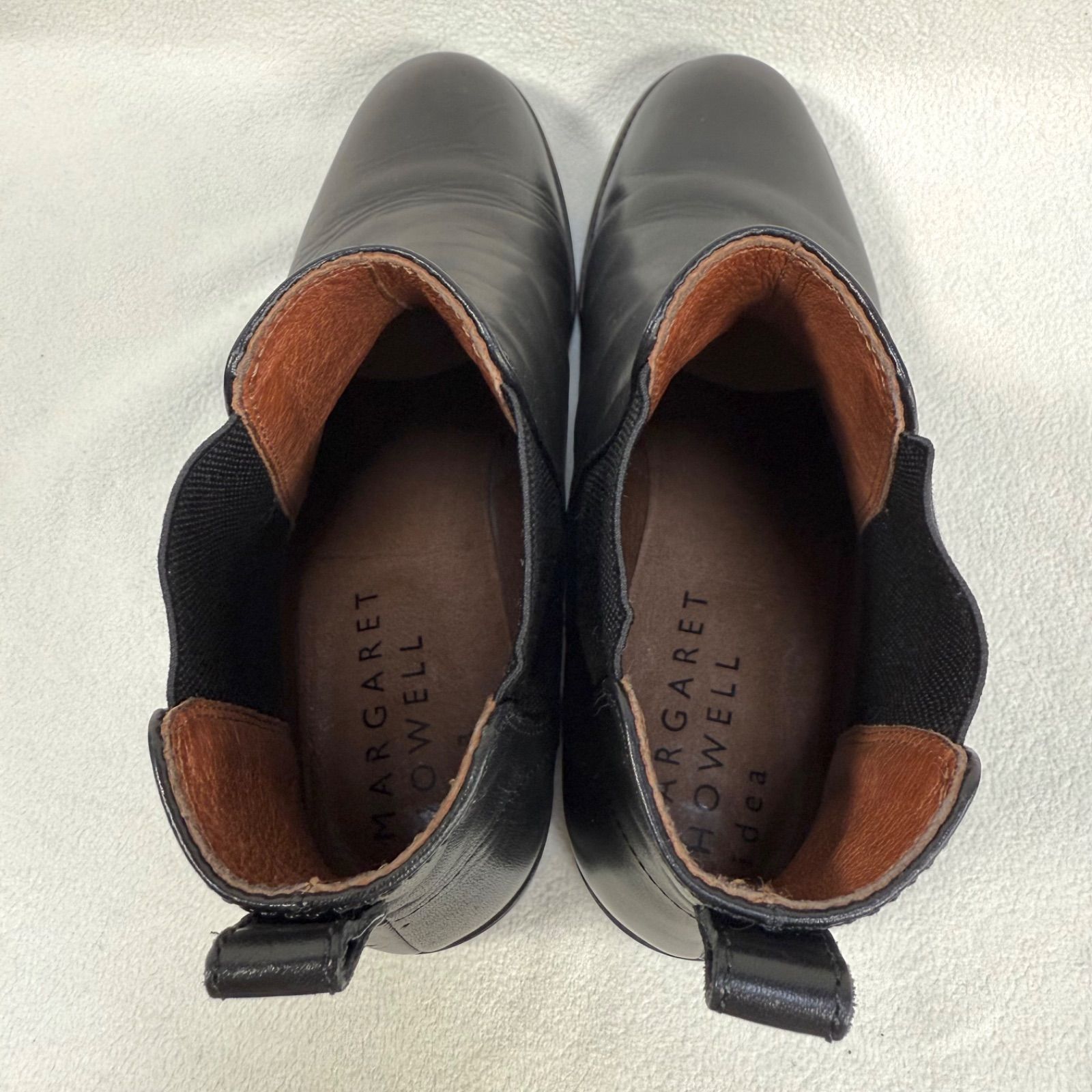 【極美品】マーガレットハウエル サイドゴア ウィングチップ ローファー レザー 極美品✨マーガレットハウエルアイデア MARGARET HOWELL idea