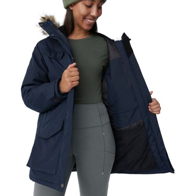 フェールラーベン レディース ジャケット ブルゾン アウター Nuuk Insulated Parka - Women s Black