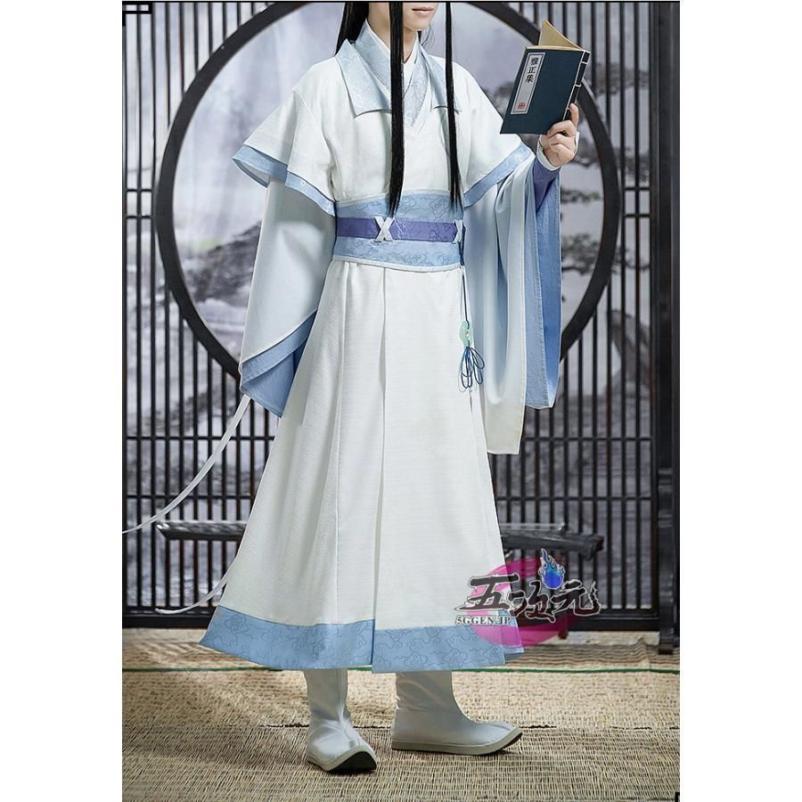 猫屋小舗 魔道祖師 衣装 コスプレ 藍忘機 少年ver ウィッグ 靴