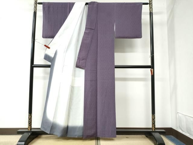 平和屋着物○重要無形文化財 人間国宝 中村勇二郎 江戸小紋 古代菊