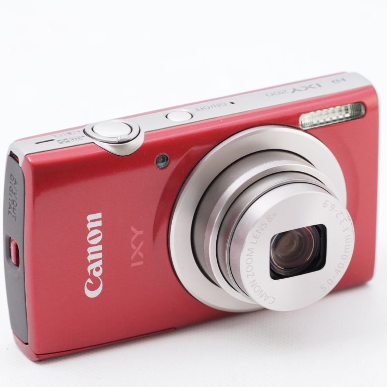 Canon キヤノン デジタルカメラ IXY200 (RED) レッド - メルカリ