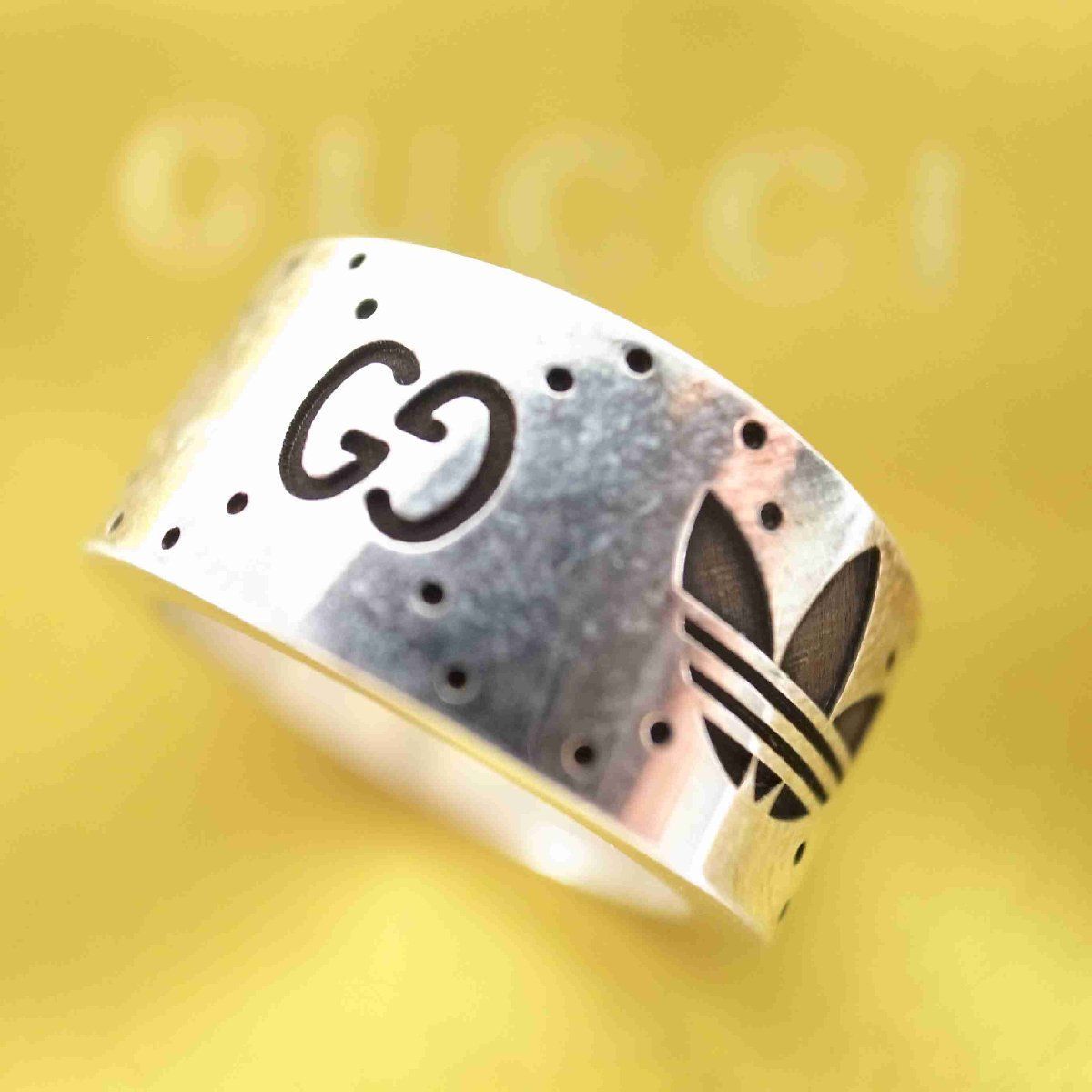 GUCCI adidas グッチ アディダス リング 銀 指輪 20号 中古 楽天市場】【ギフト品質】グッチ GUCCI アディダス adidas