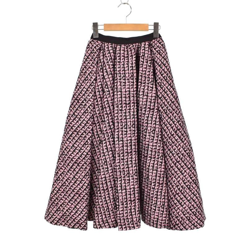【obliM】米沢別注ピンク千鳥格子スカート obliM】米沢別注ピンク千鳥格子スカート | ALL | OBLI