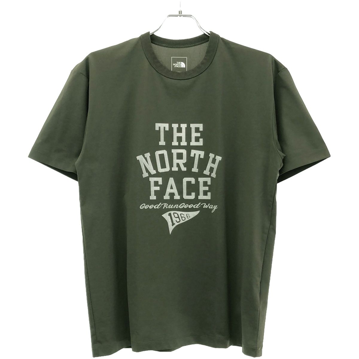 THE NORTH FACE ザノースフェイス S/S Free Run Basic Crew ショートスリーブフリーランベーシッククルーTシャツ  NT12293 カーキ S メルカリ