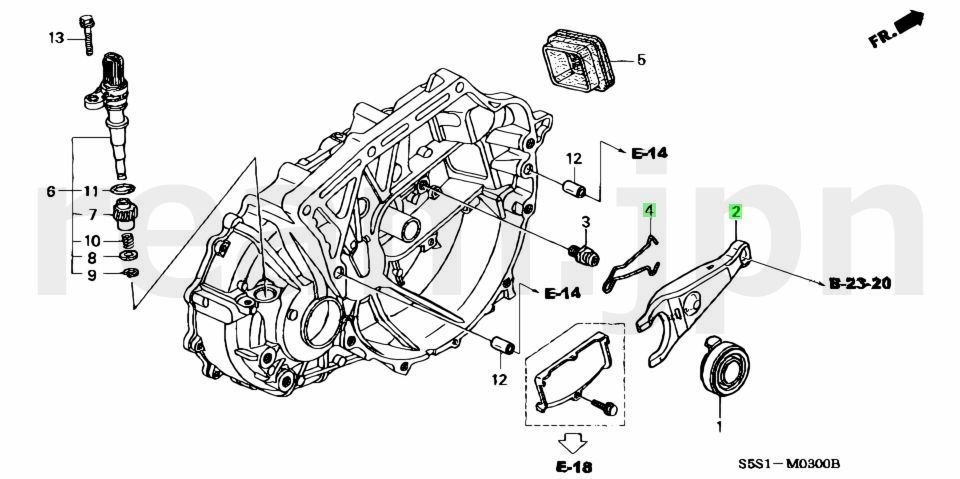 新品 ホンダ純正 CL7 アコード DC5 インテグラ クラッチレリーズ