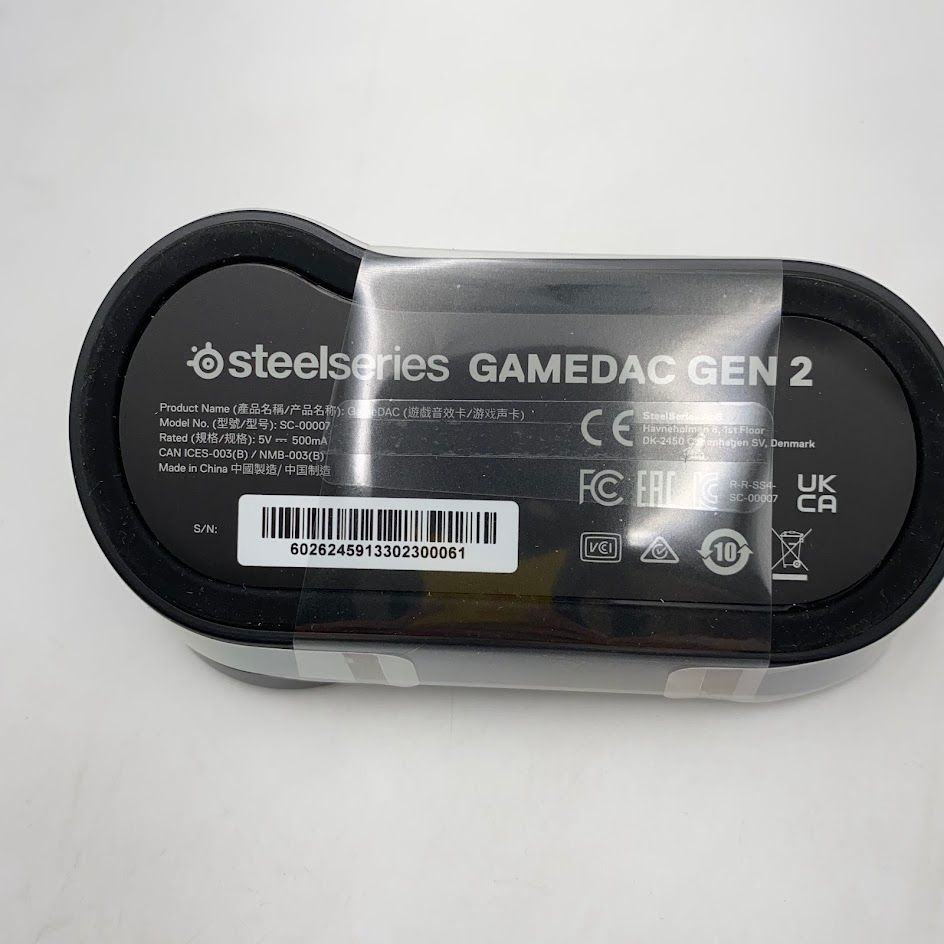 開封済・未使用品】SteelSeries GameDAC Gen 2 有線 ミックスアンプ SC  