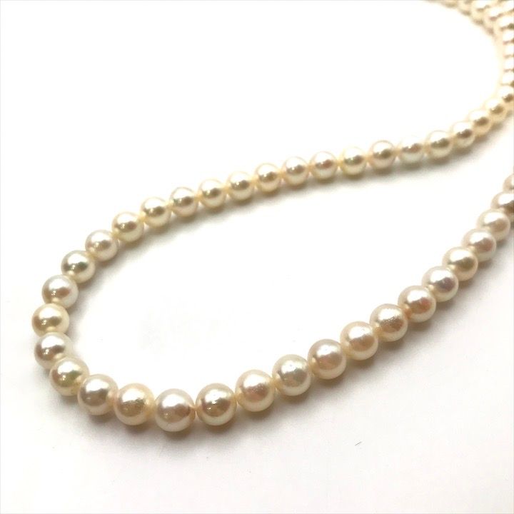 美品 アコヤ真珠 パール 照り良好 7.0mm 35.4g SILVER刻印