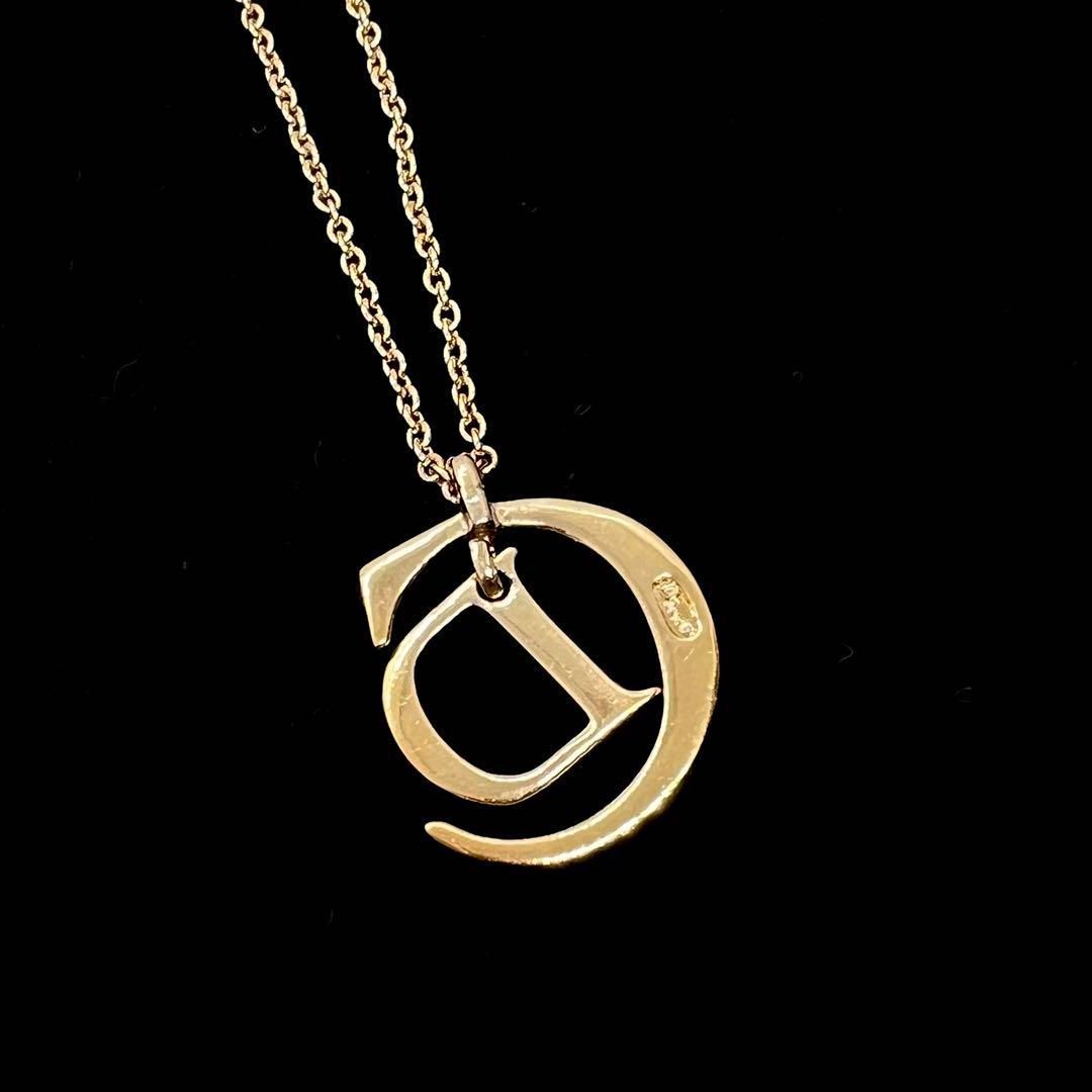✨Dior クリスチャンディオール CDロゴ ネックレス✨ゴールド色 美品☆Christian Dior クリスチャン ディオール ネックレス