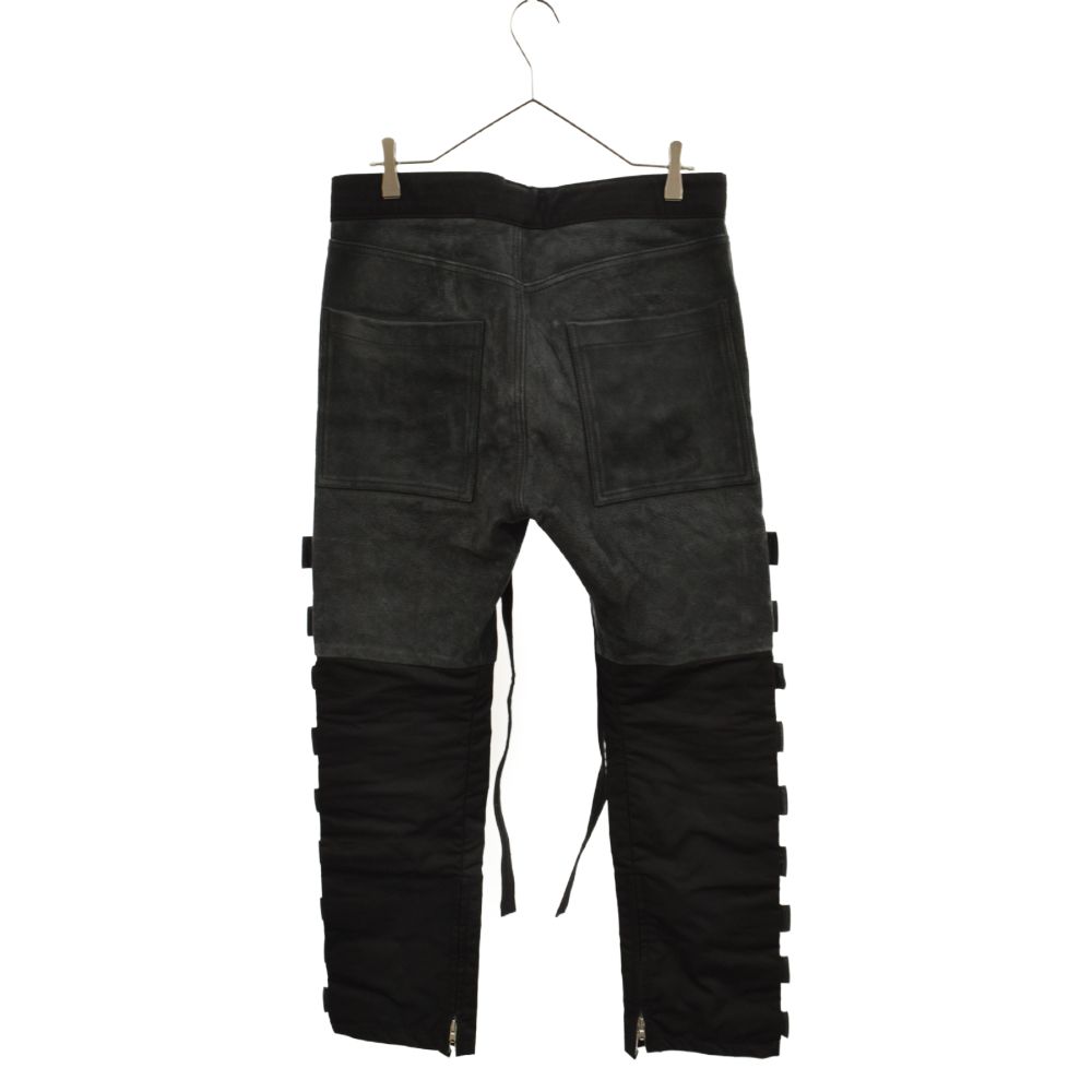 FEAR OF GOD (フィアオブゴッド) Sixth Collection Nubuck Nylon Pants 6thコレクション  ヌバックナイロンパンツ 異素材 ベルクロ ブラック