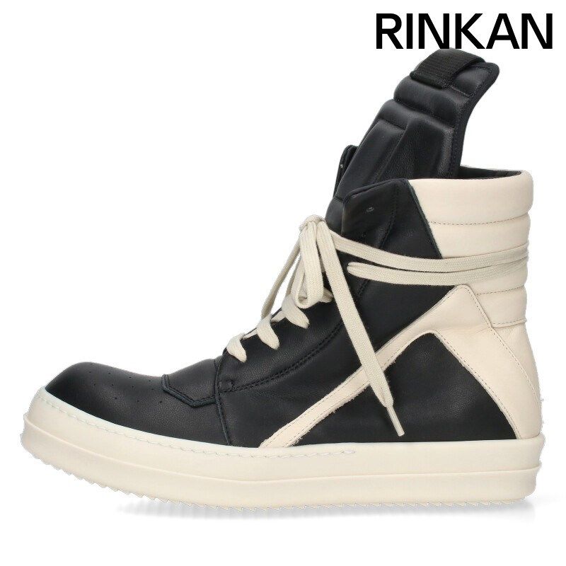 正規品　rick owens GEOBASKET ジオバス【41】状態考慮 リックオウエンス GEOBASKET ジオバスケットレザーハイカット