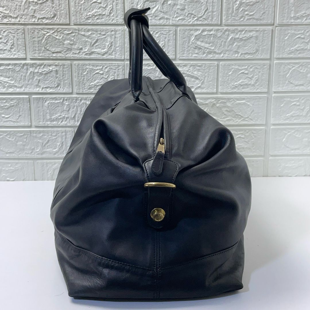 オールド コーチ ボストンバッグ ブラック 0502 USA製 - メルカリ