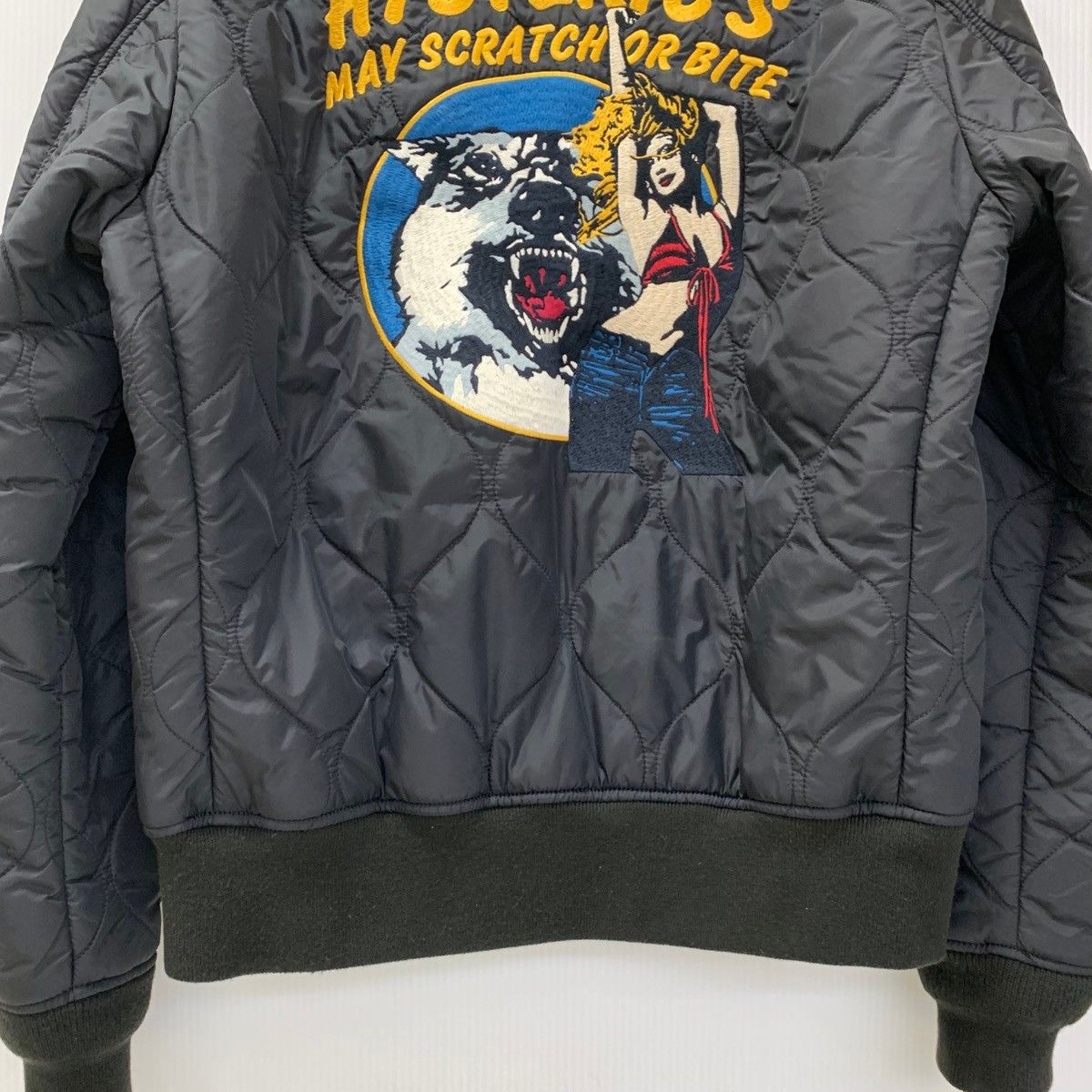 ヒステリックグラマー HYSTERIC GLAMOUR RUMBLE MA-1 ワッペン
