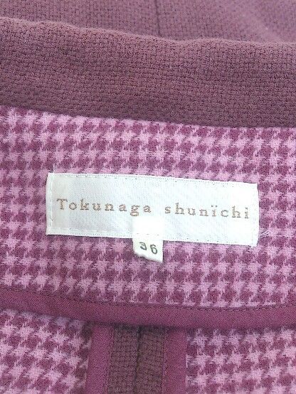 TOKUNAGA SHUNICHI スカート スーツ セットアップ 上下 P 00624