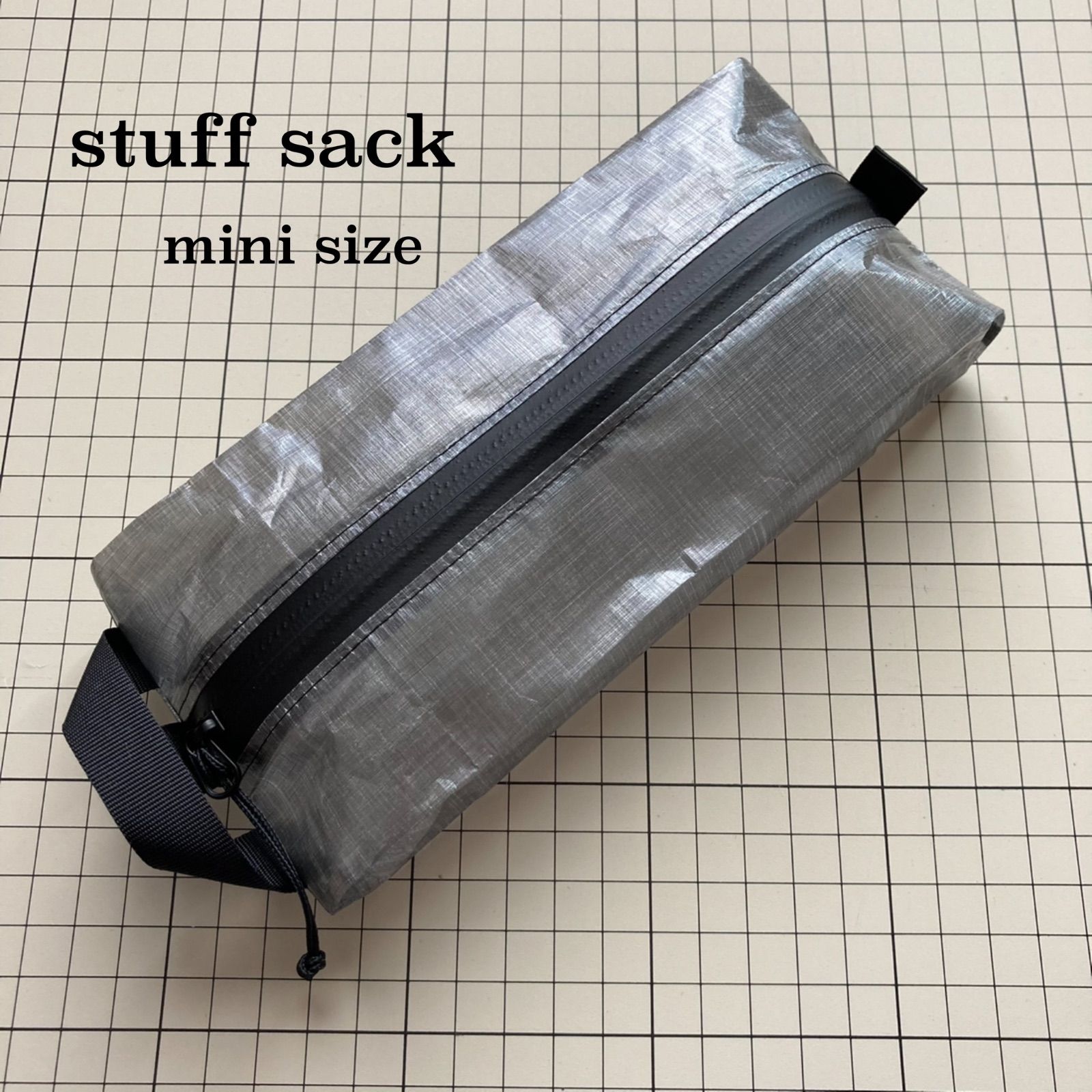 【3枚セット】スタッフサック　スタッフバッグ　ダイニーマ　タグなし　L／M／S レビュー】ダイニーマ製スタッフバッグ-軽量・耐水・耐久と三