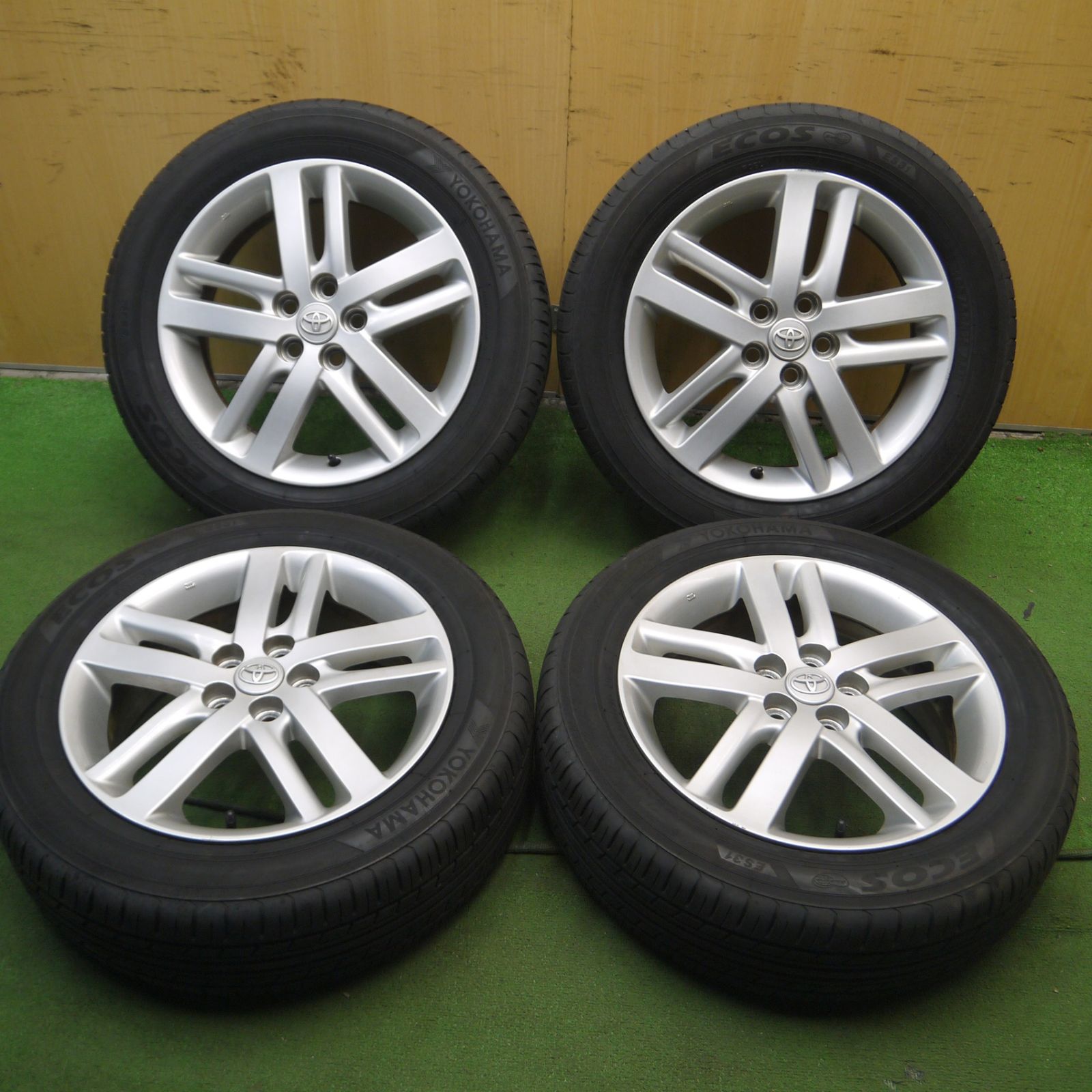 *送料無料* バリ溝！20年！キレイ！8.5分トヨタ ラクティス 純正 185/60R16 ヨコハマ エコス ES31 16インチ PCD100/5H4060503Hノ