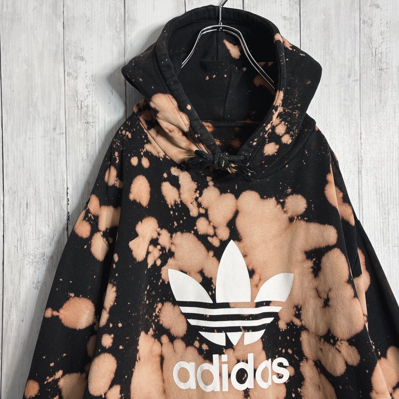 入手困難】adidas Originals トレフォイル タイダイ柄 パーカー - メルカリ