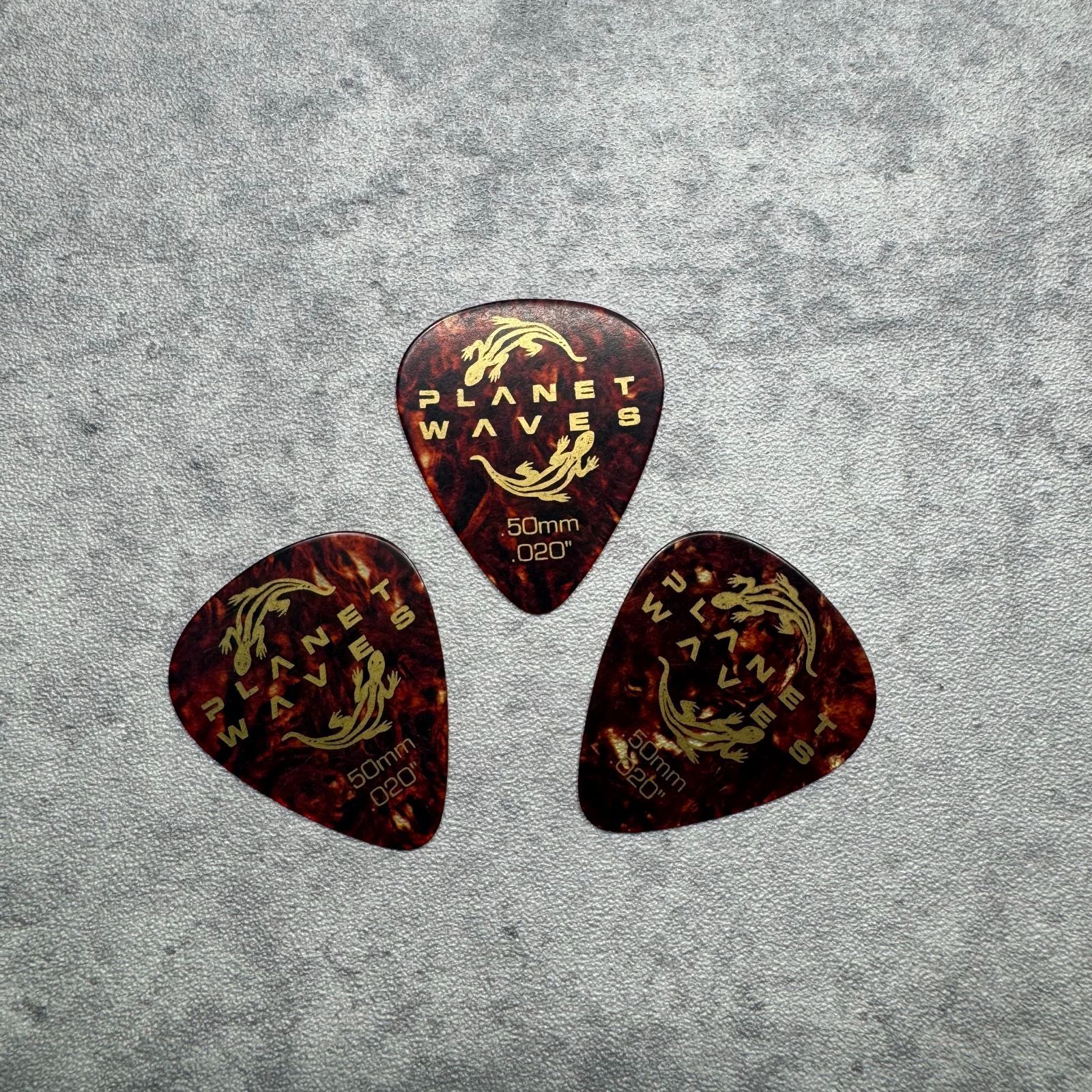 PLANET WAVES ギターピック 0.5mm セルロイド製 3枚セット