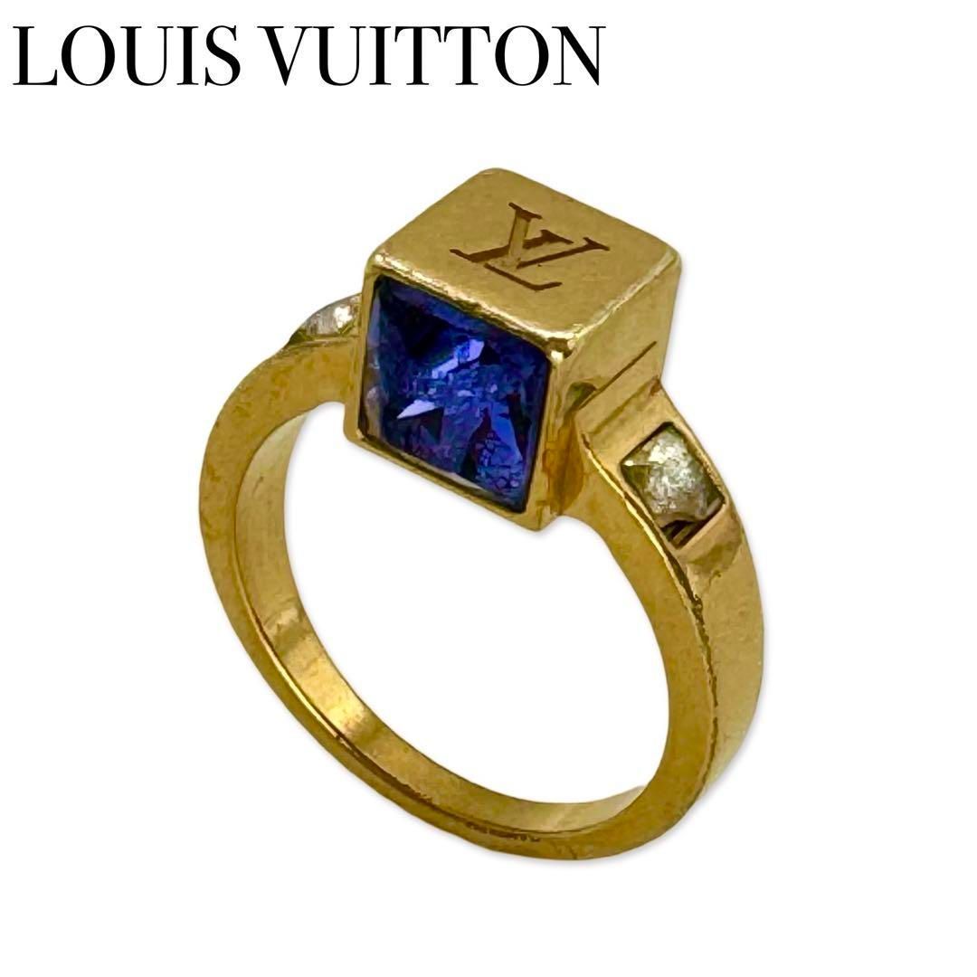 Louis Vuitton ゴールドリング パール付き LOUIS VUITTON ヴィトン リング・LV スピーディ パール (M) 指輪