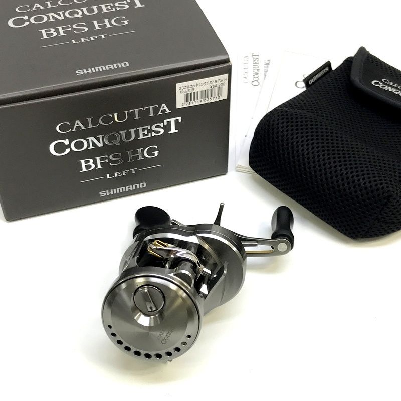 SHIMANO シマノ 23カルカッタコンクエスト BFS HGL 045690 ベイトリール 釣具 フィッシング 釣り つり アウトドア TA2896
