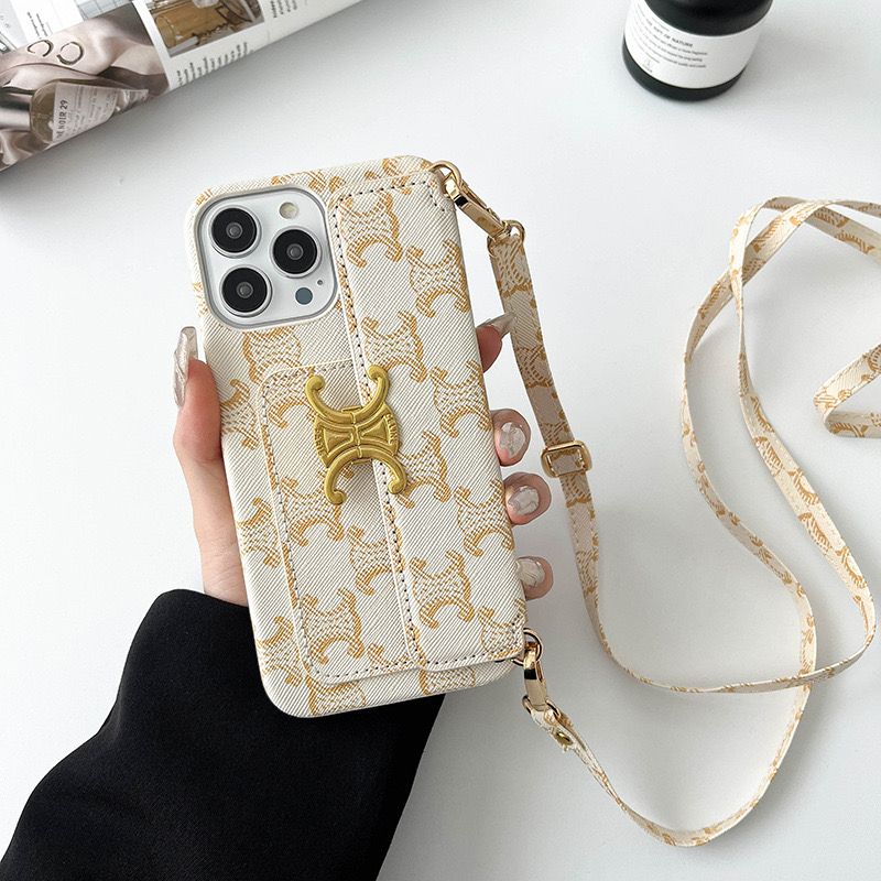 新品未使用☆Celine セリーヌ iPhoneケース スマホケース 斜め掛け 