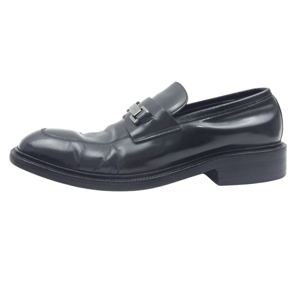 GUCCI グッチ ホースビット レザー ローファー ブラック系 42.5【中古