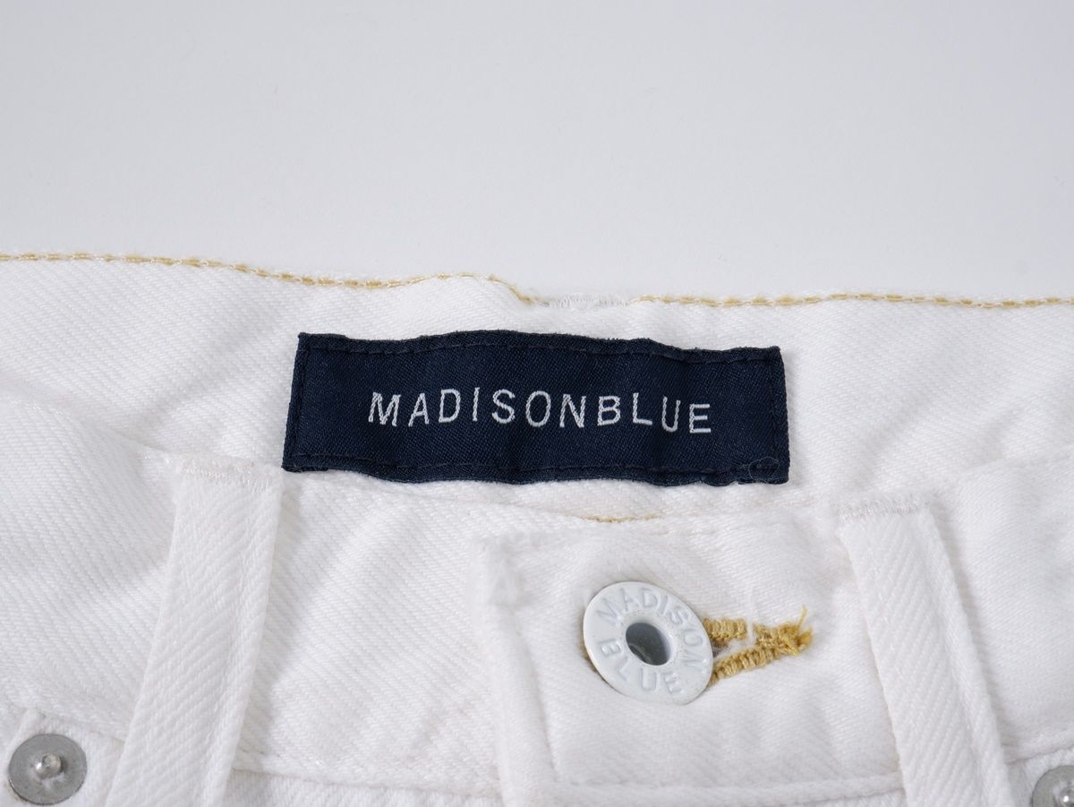 MADISON BLUEマディソンブルー SLIM STRAGHT D/DENIM ホワイト