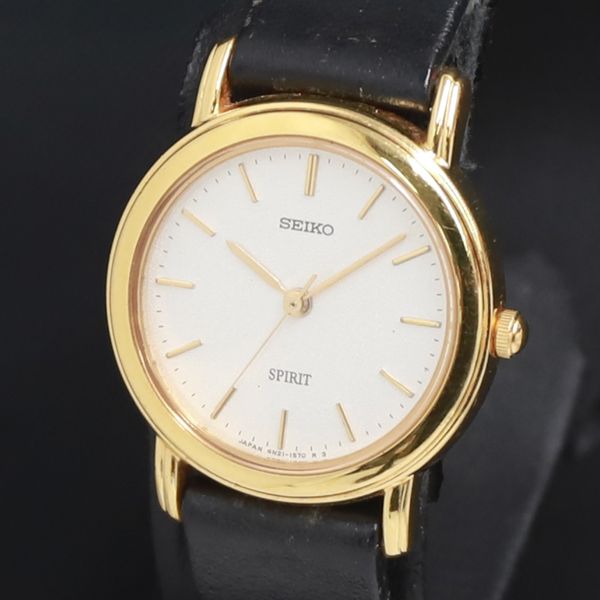 【新品電池タグ付】SEIKO　SPIRIT　4N21-0810　レディース腕時計 新品電池タグ付】SEIKO SPIRIT 4N21-0810 レディース腕時計