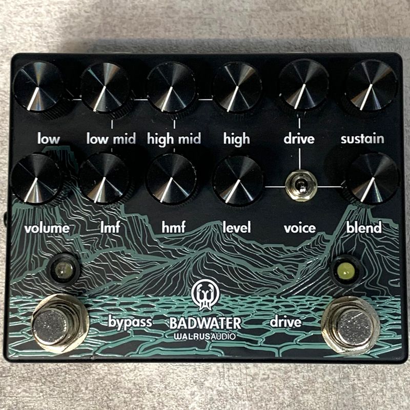 WALRUS AUDIO Badwater Bass ベースプリアンプ WALRUS AUDIOからBlackFriday限定デザインを施したベース専用