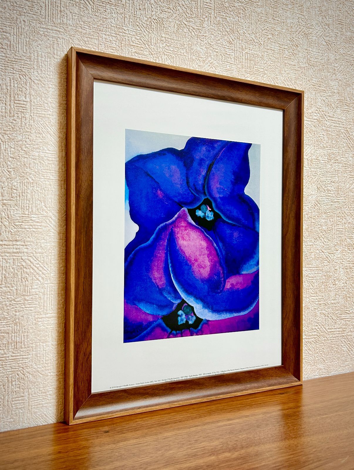 新品☆額縁付アートポスター☆ジョージア・オキーフ☆O'Keeffe