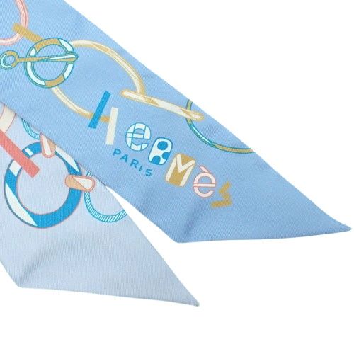 HERMES(エルメス) DO RE BOUCLES ド・レ・ブックル ツイリー ブルー 