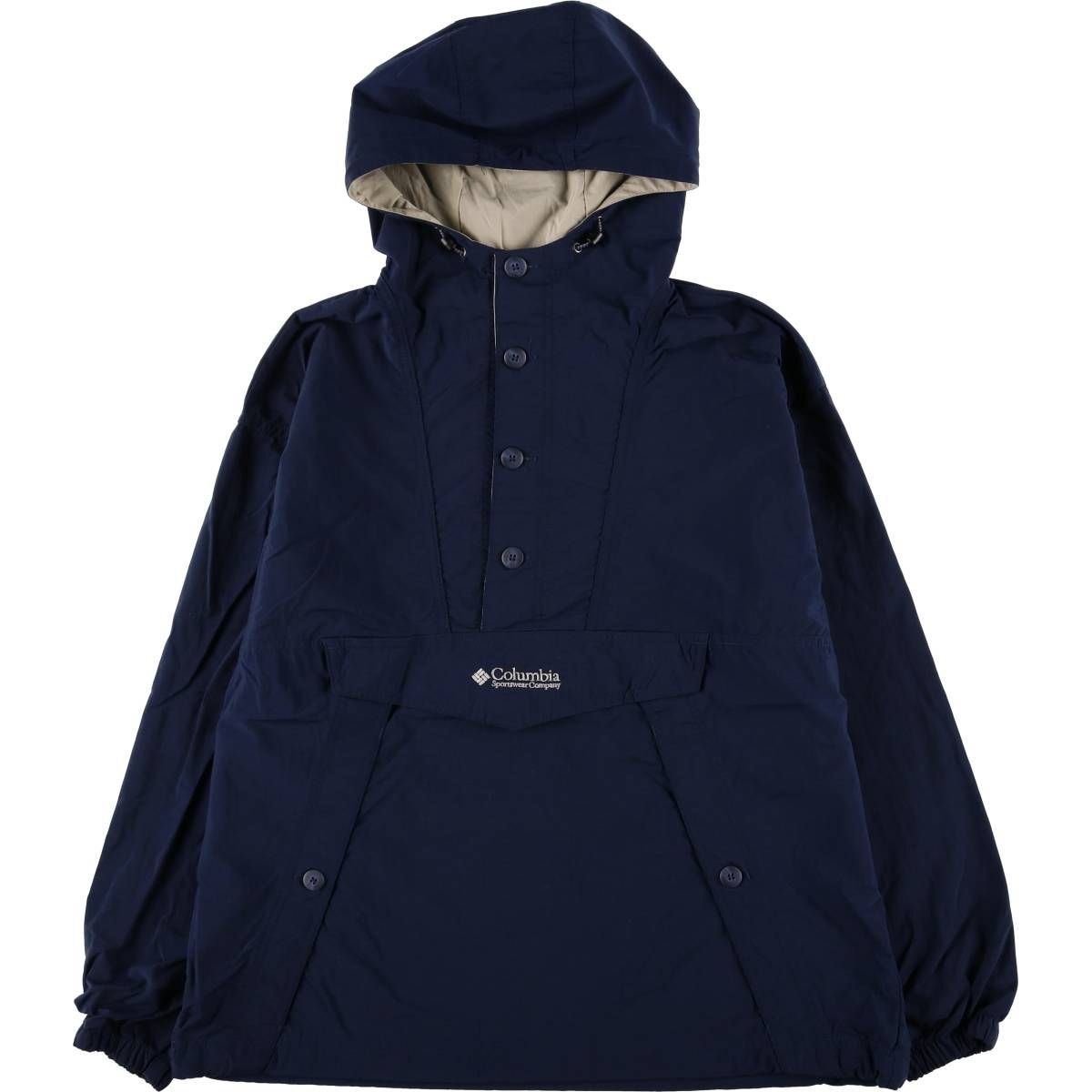 古着 90年代 コロンビア Columbia 白タグ アノラックパーカー