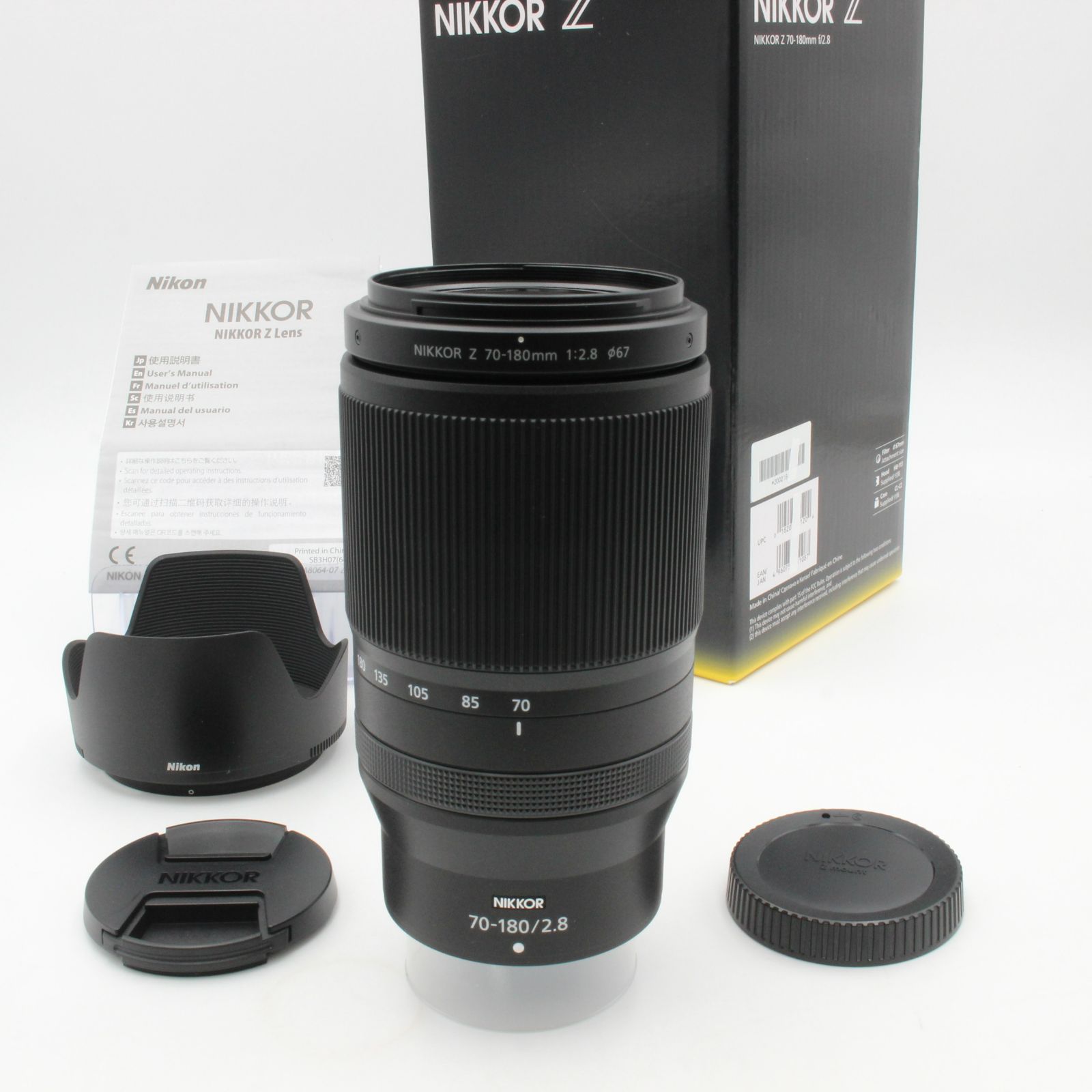 Nikon ニコン NIKKOR Z 70-180mm f2.8 元箱 付属品 付き nikon NIKON 68013