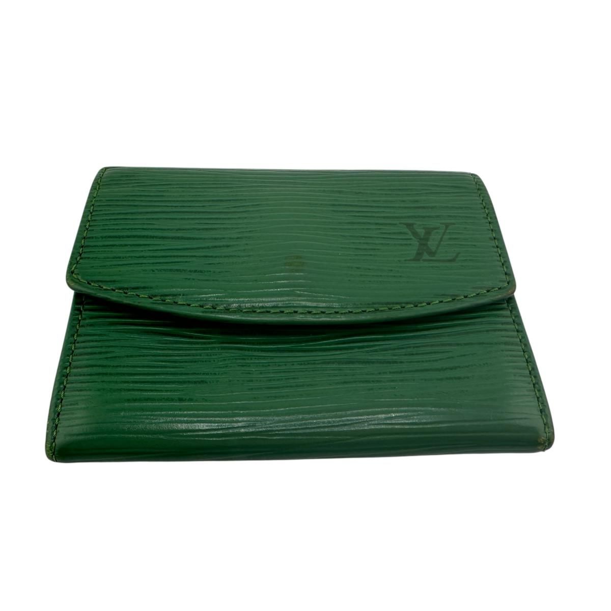 超極美品 エピ ポルトモネ サンプール 小銭入れ 黒 LOUIS VUITTON