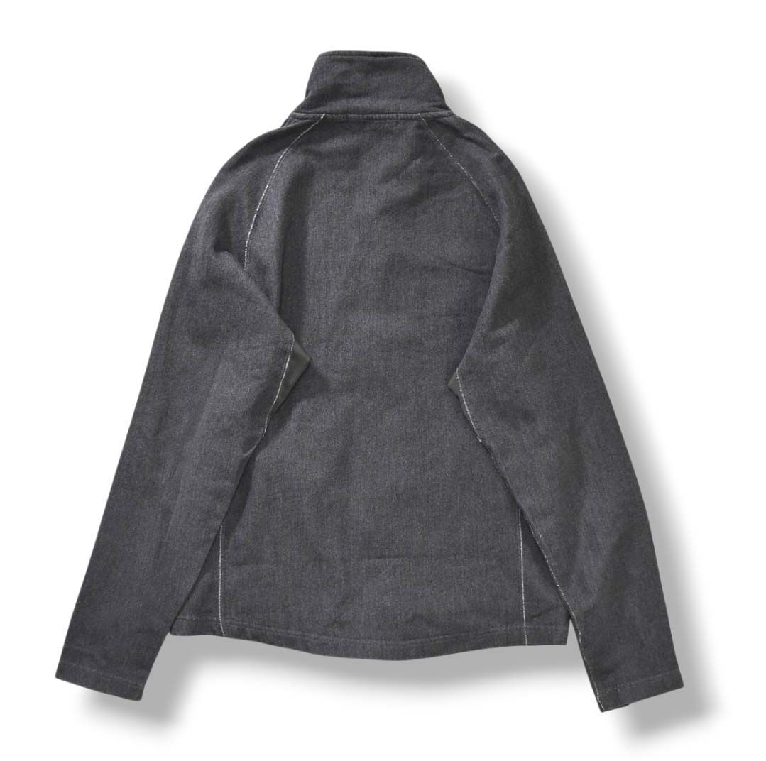 ピン PING コットン ストレッチ ジャケット ジップアップ ラグランスリーブ ロゴ プリント 裏地 パイル M グレー ゴルフ スポーツ カジュアル ウェア タウンユース レジャー メンズ LLC-HASEGAWATOSO_COM