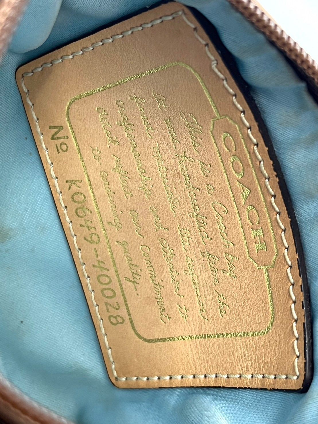COACH コーチ　アクセサリーポーチ　シグネチャー　ハンドバッグ COACH コーチ 40028 シグネチャー アクセサリーポーチ 小物入れ
