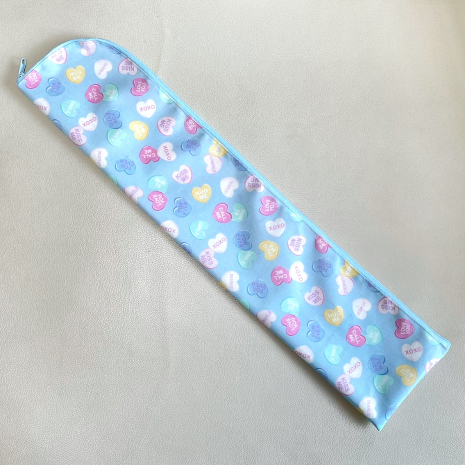 新体操リボンボード&ラミネートケース☆キャンディハート(水色) - メルカリ 