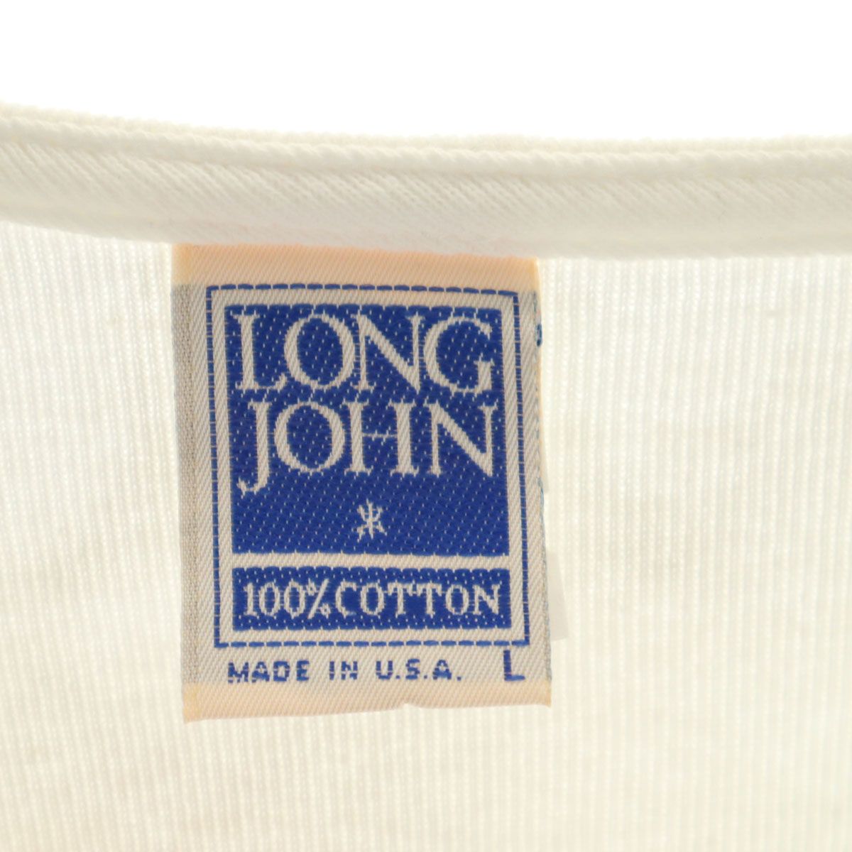 LONG JOHN ロングジョン 90s オールド USA製 猫目ボタン 長袖